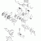 Formula 500 LC Коленвал и поршни