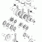Formula III 700 R Коленвал и поршни