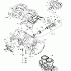 MX Z 700 Картер , водяной и масляный насос