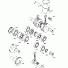 MX Z 800 Коленвал и поршни