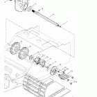 Skandic 380/500 Привод трака и трак