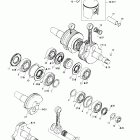 Formula Z 600/700 Коленвал и поршни
