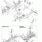 Formula 500 LC Передняя подвеска и лыжи