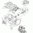 MX Z 600 Картер , водяной и масляный насос