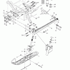Skandic 380/500 Передняя подвеска и лыжи