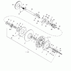 MX Z 670 HO T.H. Ведомый шкив