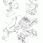 MX Z 600 01- engine support and muffler (453)