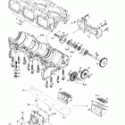 Mach Z Картер, пластинчатый клапан, водяной насос (809)