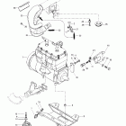 Formula Z 500/583/670 Крепление двигателя и глушитель (494)