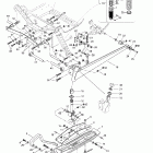 MX Z 670 HO T.H. Передняя подвеска и лыжи