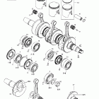 Mach 1 R Коленчатый вал и поршень (699)