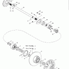 Skandic 380/500 Ведомый шкив