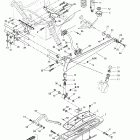 Formula Deluxe 500 LC/583/670 Передняя подвеска и лыжи