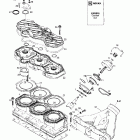 Grand Touring SE Цилиндр, выпускной коллектор (699)