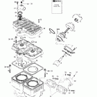Skandic Wide Track Цилиндр, выпускной коллектор (494)
