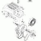 Skandic Wide Track 01- cooling system  fan (503)