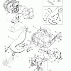 Suumit 700 Крепление двигателя и глушитель