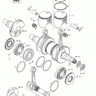 Formula Deluxe 380/500 Коленчатый вал и поршни (503)