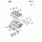 Skandic Wide Track Цилиндр, выпускной коллектор (503)