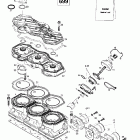 Mach 1 R Цилиндр, выпускной коллектор (699)