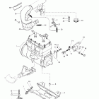 Formula Deluxe 500 LC/583/670 Крепление двигателя и глушитель (494)