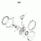 MX Z 600 Ручной стартер  (593)