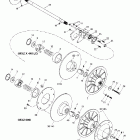 MX Z 600 Ведомый шкив