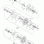MX Z 500/670 HO Ведомый шкив