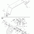 Skandic 380/500 06- mechanic brake and belt guard