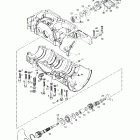 Summit 670X 01- crankcase, rotary valve, water pump (670)