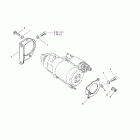 Touring E 04- electric starter bracket
