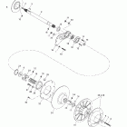 Formula III 600 LT Ведомый шкив