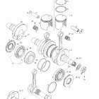 MX Z 440 F Коленвал и поршни