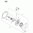 Skandic 380/500 Ручной стартер  (503)