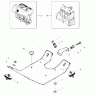 Skandic Wide Track Опора двигателя