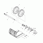 Skandic 380/500 Привод трака и трак