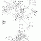 MX Z 500/583/670 07- front suspension and ski (500, 583)