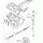MX Z X 400 LC 01- crankcase, rotary valve, water pump