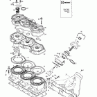 Formula III 600 LT Цилиндр, выпускной коллектор (699)