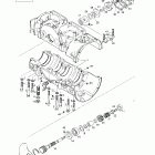 MX Z 500/583/670 01- crankcase, rotary valve, water pump (670)