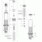 MX Z X 400 LC 07- front and rear take apart shocks