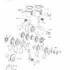 Formula 500 Коленчатый вал и поршень (583)
