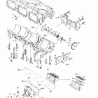 Mach Z Картер ,мощностной клапан и водяной насос