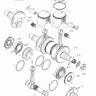 Skandic Wide Track Коленчатый вал и поршни (503)