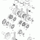 Formula III 600 LT 01- crankshaft and pistons (599)