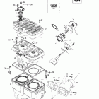 Summit 500/583/670 Цилиндр, выпускной коллектор (494)