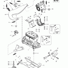 Summit 500/583/670 01- engine support and muffler (583, 670)