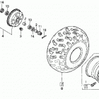 TRX200D Переднее колесо