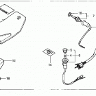 TRX200D Trailer hitch set 91-96