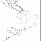 FLTRKSEANV 1TKH CVO ROAD GLIDE LTD ANNIVERSARY (2023) FRAME AND FORK, REAR AND TOUR-PAK SUPPORT